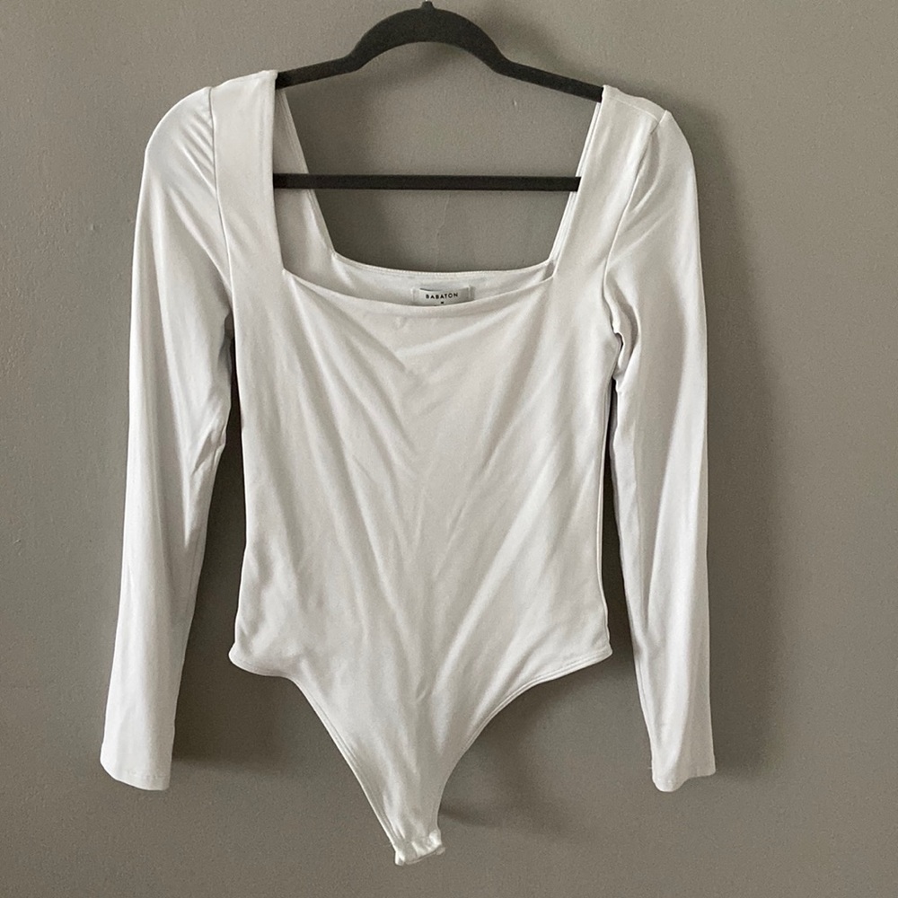 Aritzia Babaton Contour Longsleeve Bodysuit